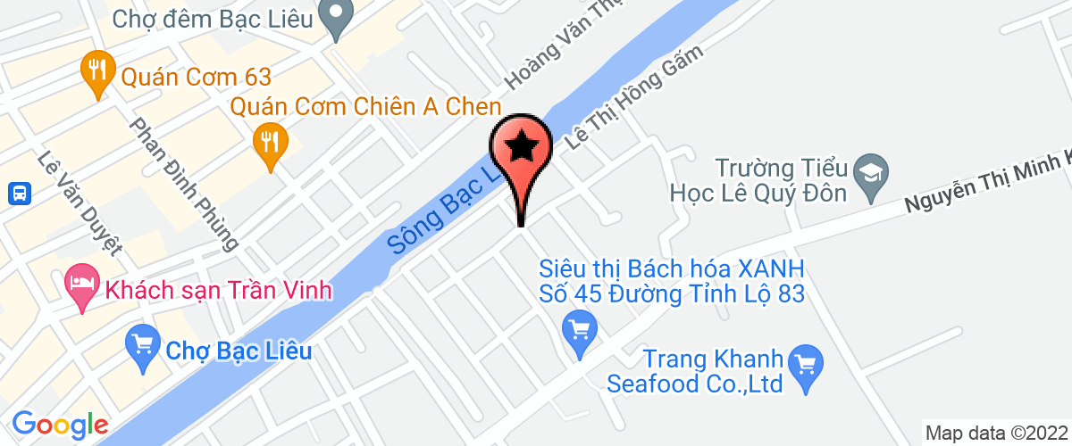 Map to Hoang Minh Hy Seafood Processing and Import - Export Company Limited