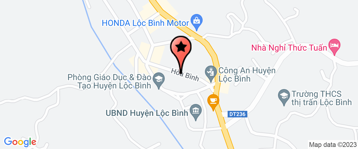 Bản đồ đến địa chỉ Phòng Nội vụ huyện Lộc Bình