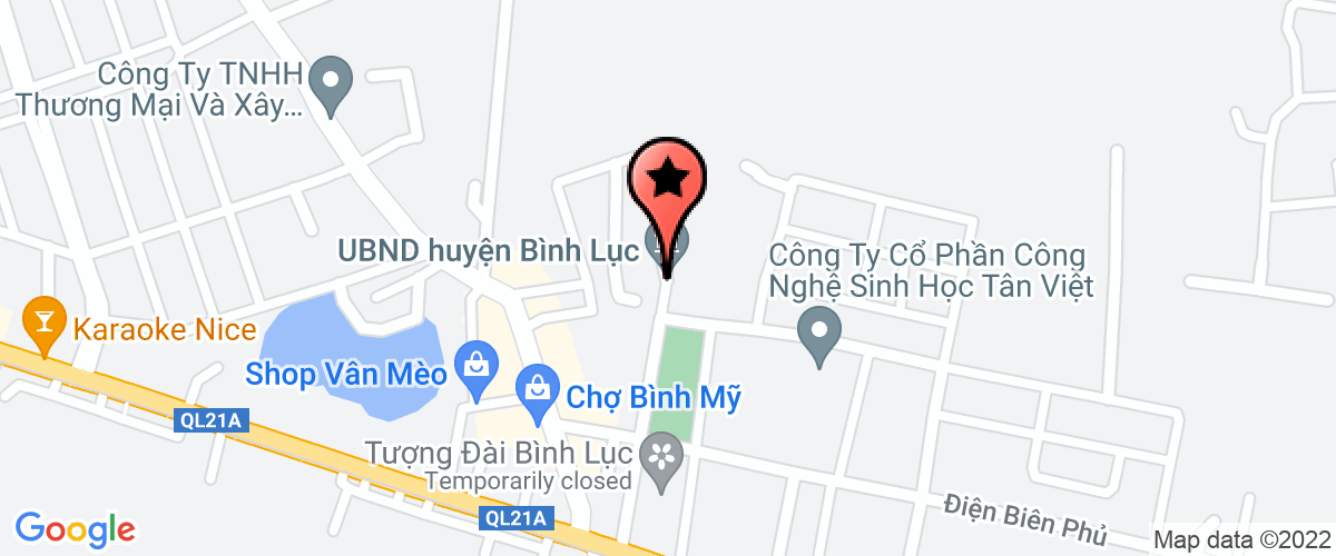 Bản đồ đến địa chỉ Công Ty TNHH Tràng An Hà Nam