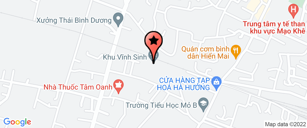 Map to Trung Hieu Mineral Business and Processing Joint Stock Company
