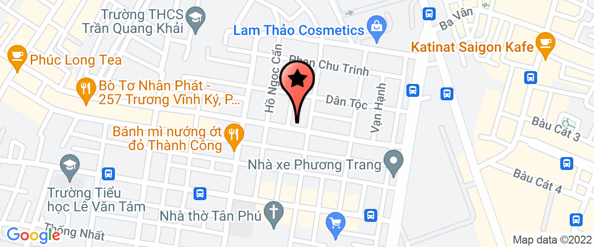 Map to Viet Phu Dat Company Limited