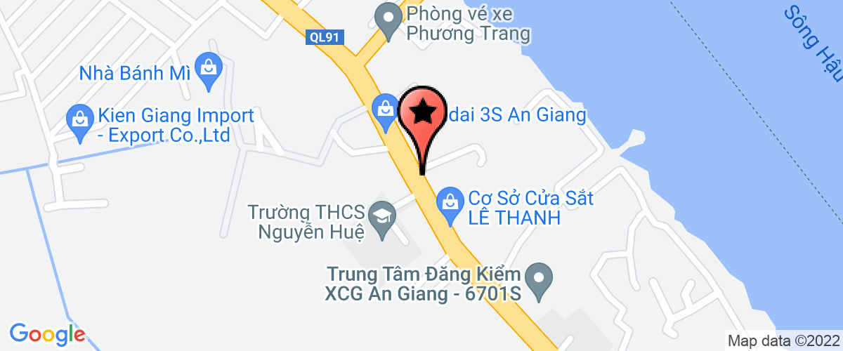 Bản đồ đến địa chỉ CTy TNHH Xây dựng giao thông An giang