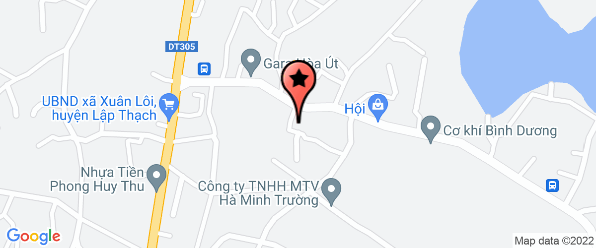 Bản đồ đến địa chỉ UBND xã Xuân Lôi