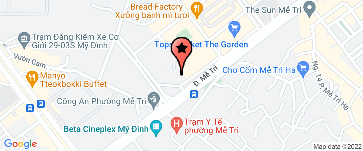 Map to Binh Minh Thang Long Real Estate Management Joint Stock Company
