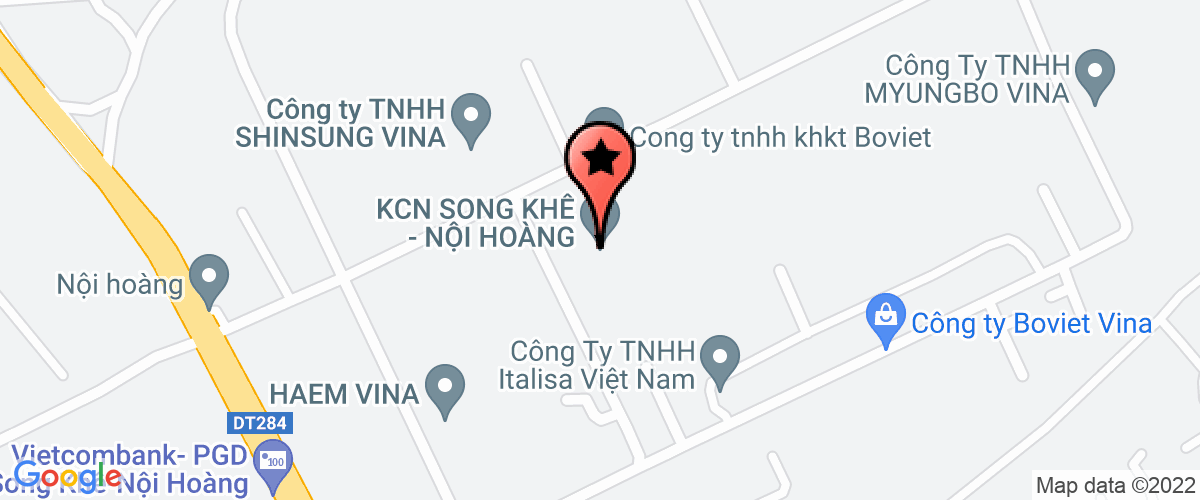 Map to Thinh Vuong Development Company Limited