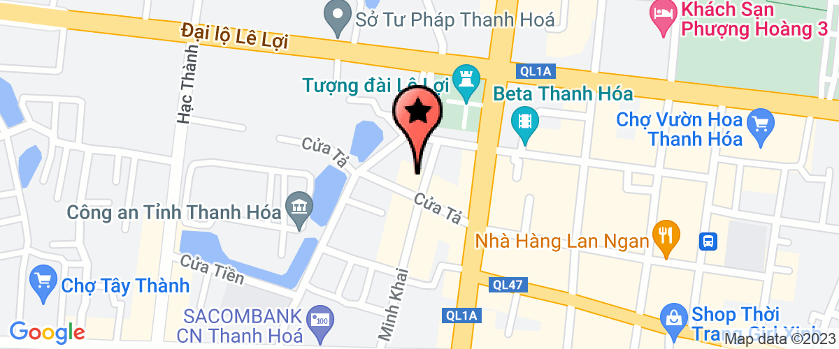 Bản đồ đến địa chỉ Công Ty TNHH Xuất Nhập Khẩu Rượu Bia Hưng Sơn