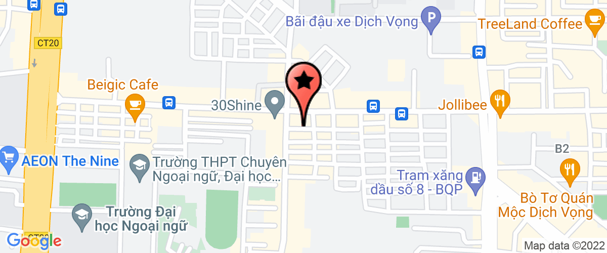 Map to Vietnam Thien Phu Cosmetic Joint Stock Company