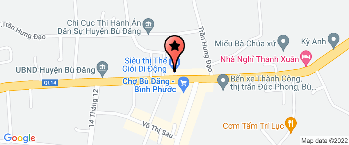 Bản đồ đến địa chỉ Trung Tâm Y Tế huyện Bù Đăng