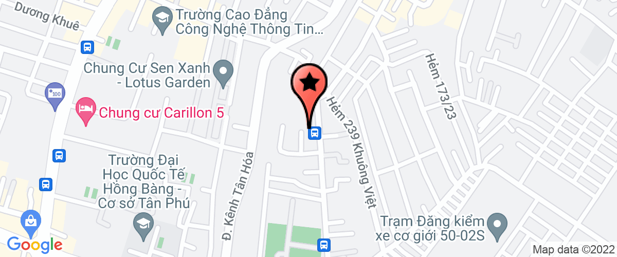 Bản đồ đến địa chỉ Công Ty TNHH Công Ty TNHH DV - TM - MTV Hưng Long