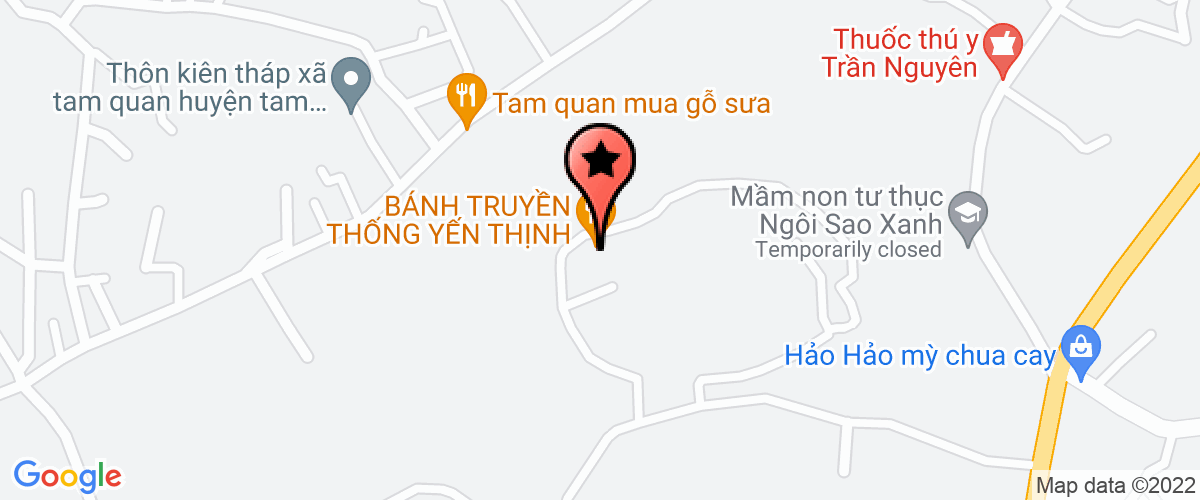 Map to Quan Thinh Tam Dao Company Limited