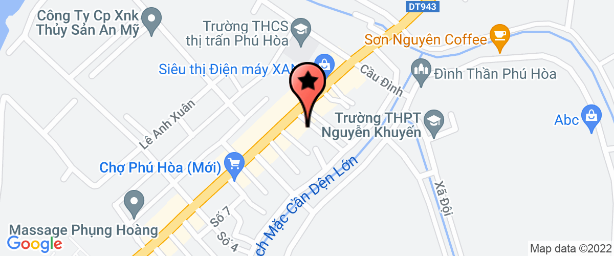 Map to Phuc An An Giang Company Limited
