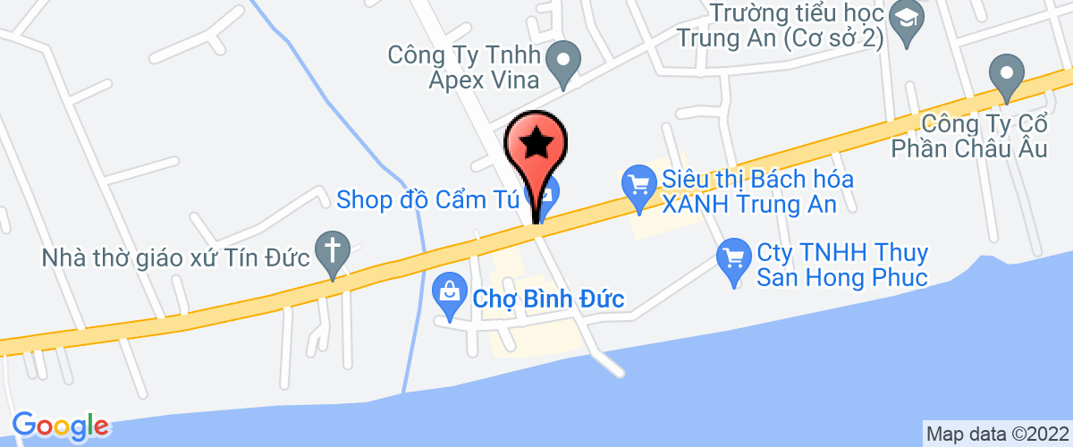 Bản đồ đến địa chỉ Công Ty Trách Nhiệm Hữu Hạn Thủy Hải Sản Tiến Phát