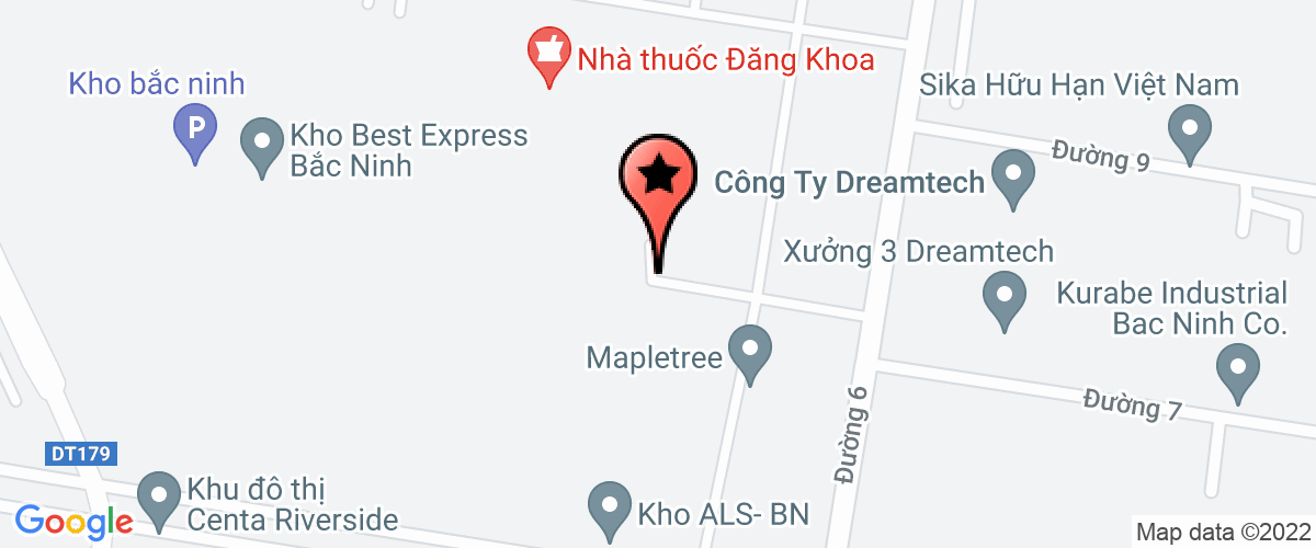 Bản đồ đến địa chỉ Công ty TNHH Ihara Manufacturing Việt Nam