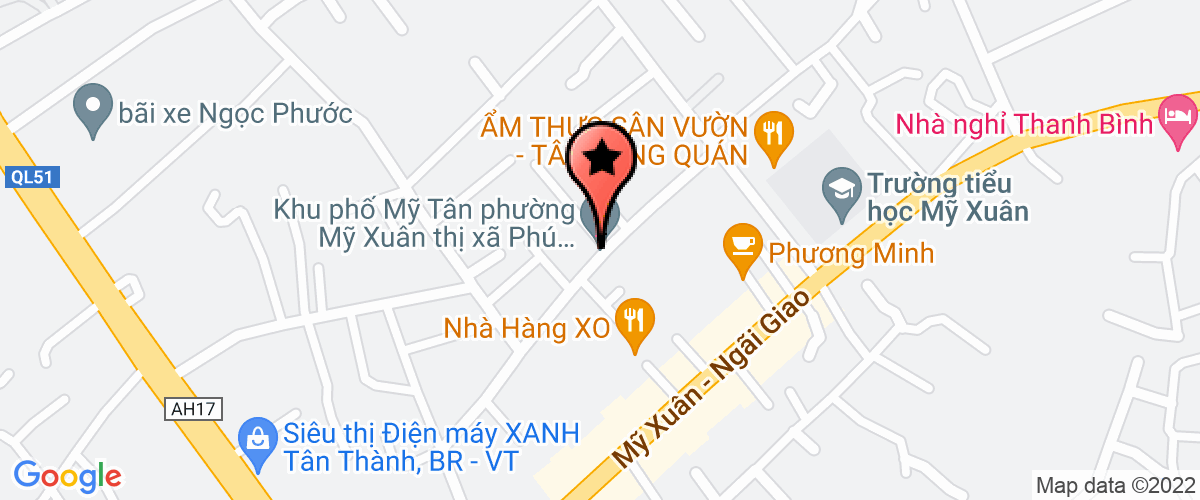 Bản đồ đến địa chỉ Công Ty Trách Nhiệm Hữu Hạn Thương Mại Dịch Vụ Cơ Khí Xây Dựng Thuận Thành Phát