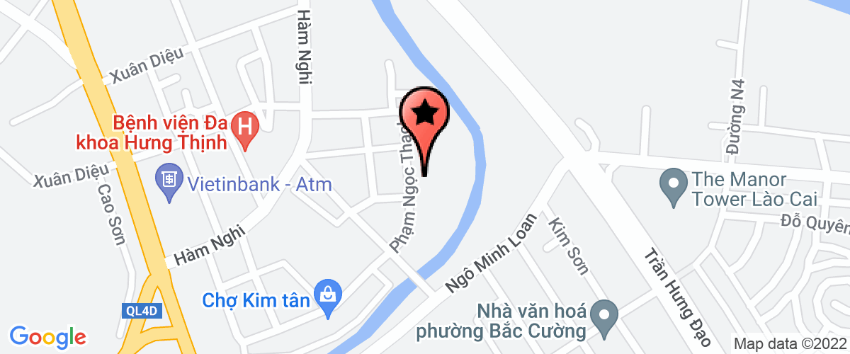 Map to Lao Cai Safe Agricul Tural Product Jointstock Company