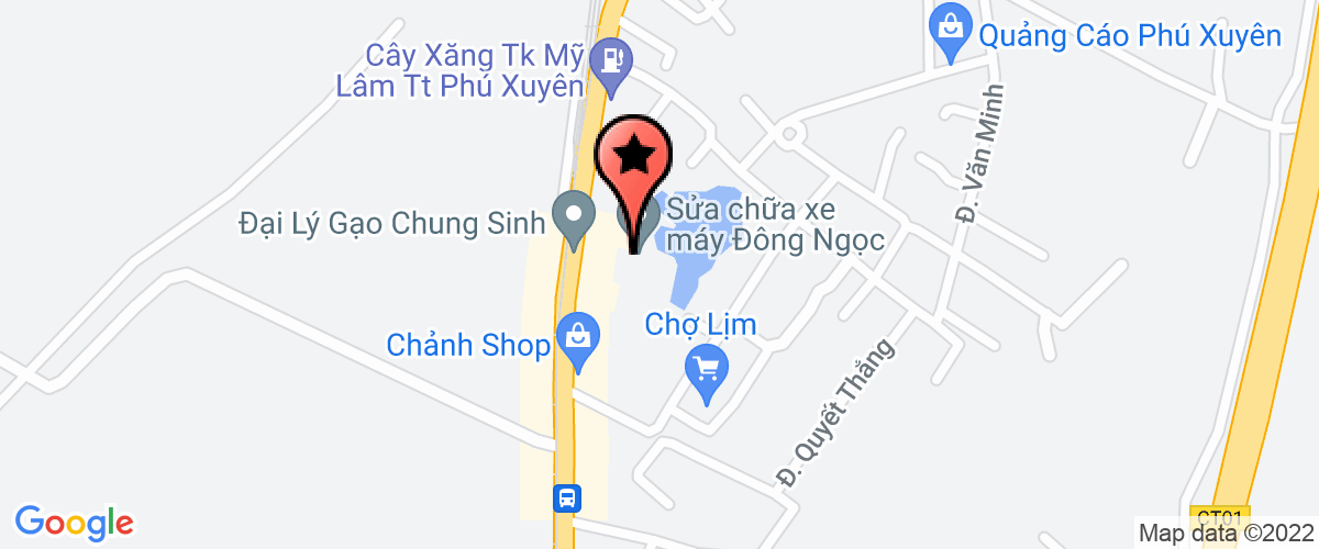 Map to Chau Anh Production and Trading Development Company Limited