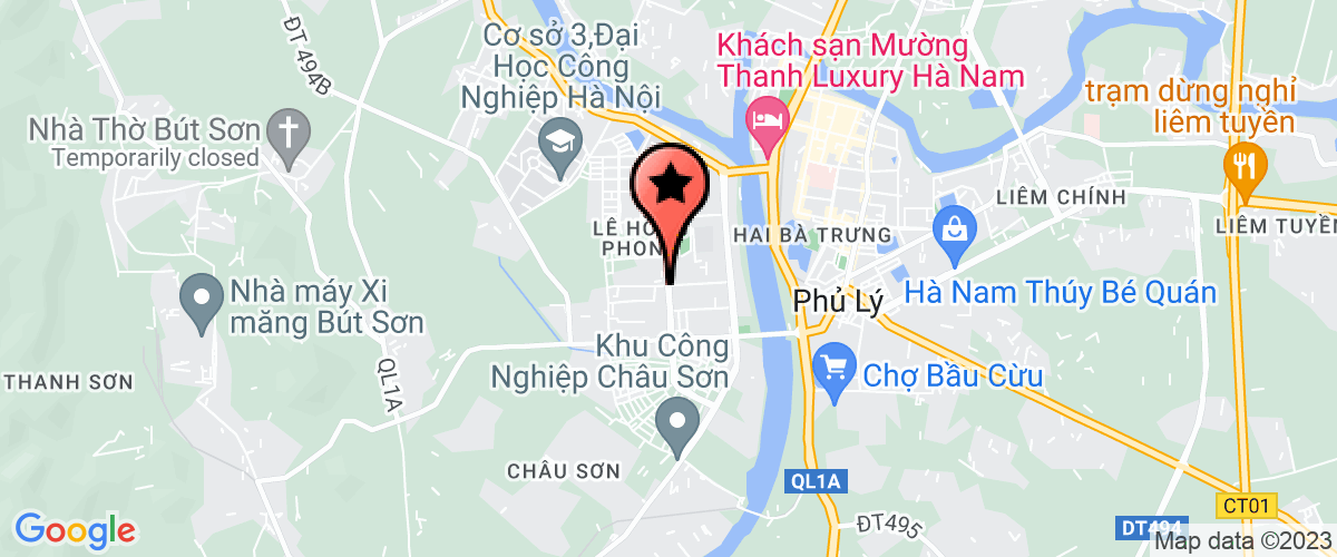 Map to Nhu Y Ha Nam Trade and Tourism Company Limited