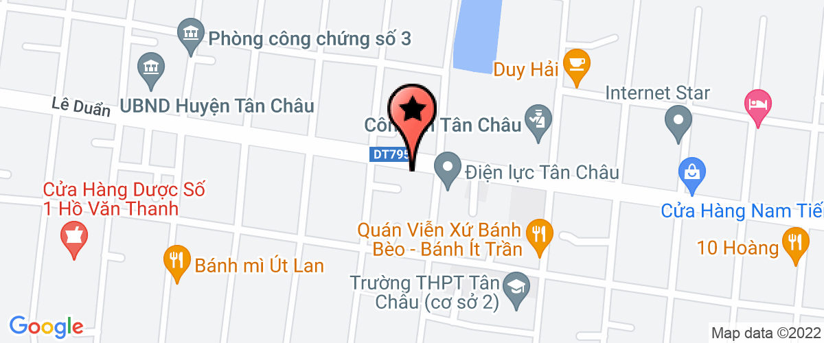 Bản đồ đến địa chỉ Doanh Nghiệp Tư Nhân TM - DV Cường Phát Tân Châu