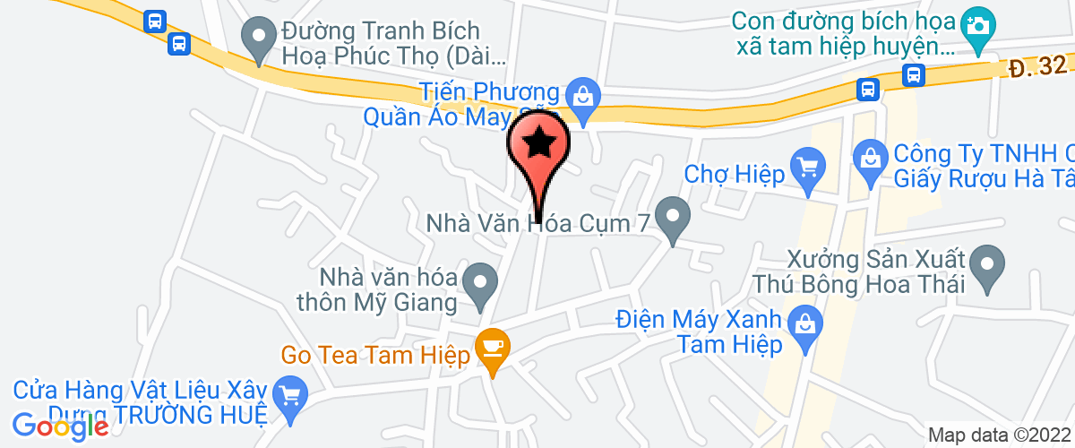 Bản đồ đến địa chỉ Công ty TNHH sản xuất thương mại và dịch đồ gỗ Thành Long
