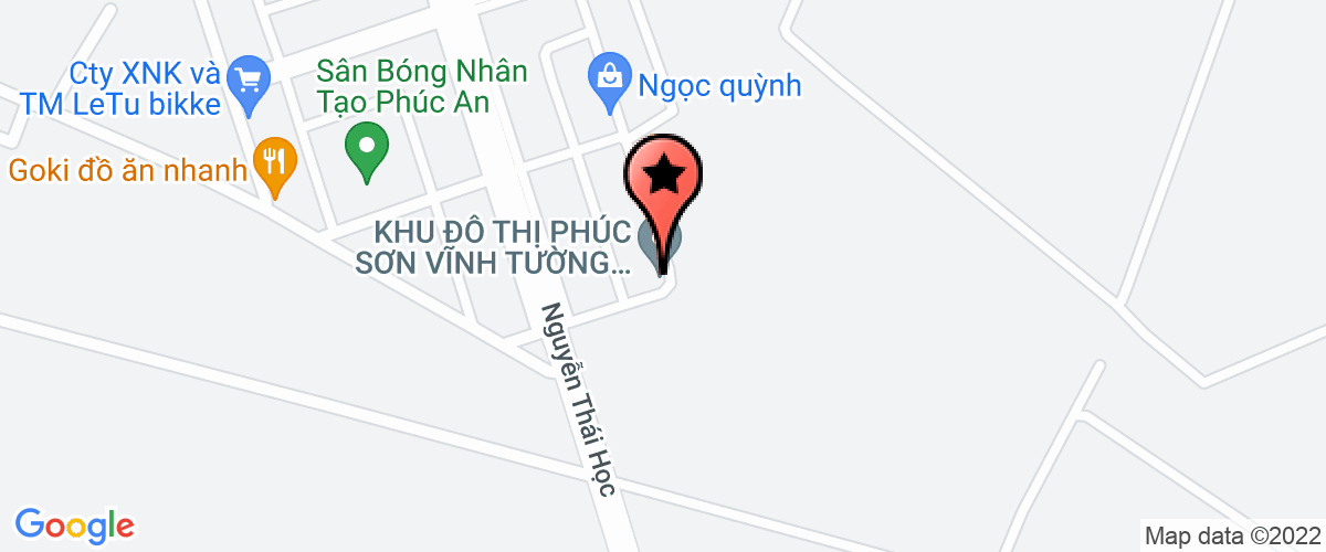 Map to Ngoc Khanh Linh Trade and Productions Company Limited