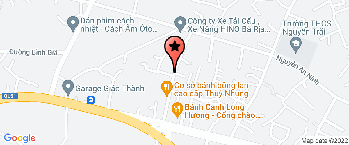 Bản đồ đến địa chỉ Công Ty Trách Nhiệm Hữu Hạn Lê Chính