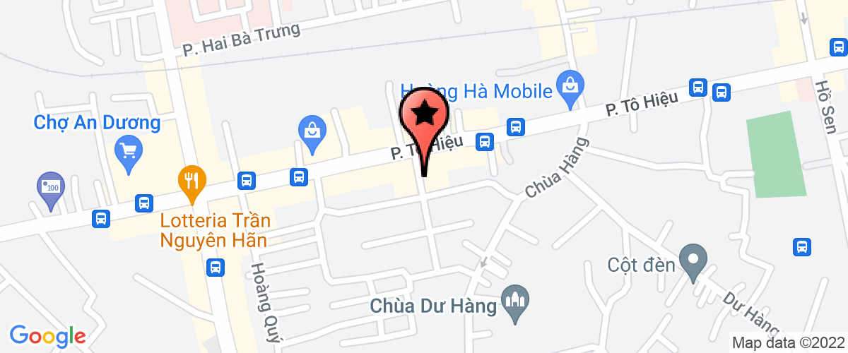 Map to Huy Hiep Trading Development Limited Company