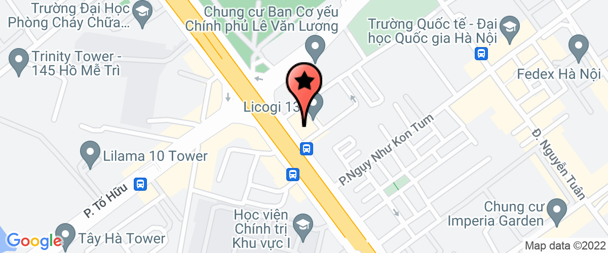 Map to Forman Viet Nam Company Limited - Ha Noi Branch