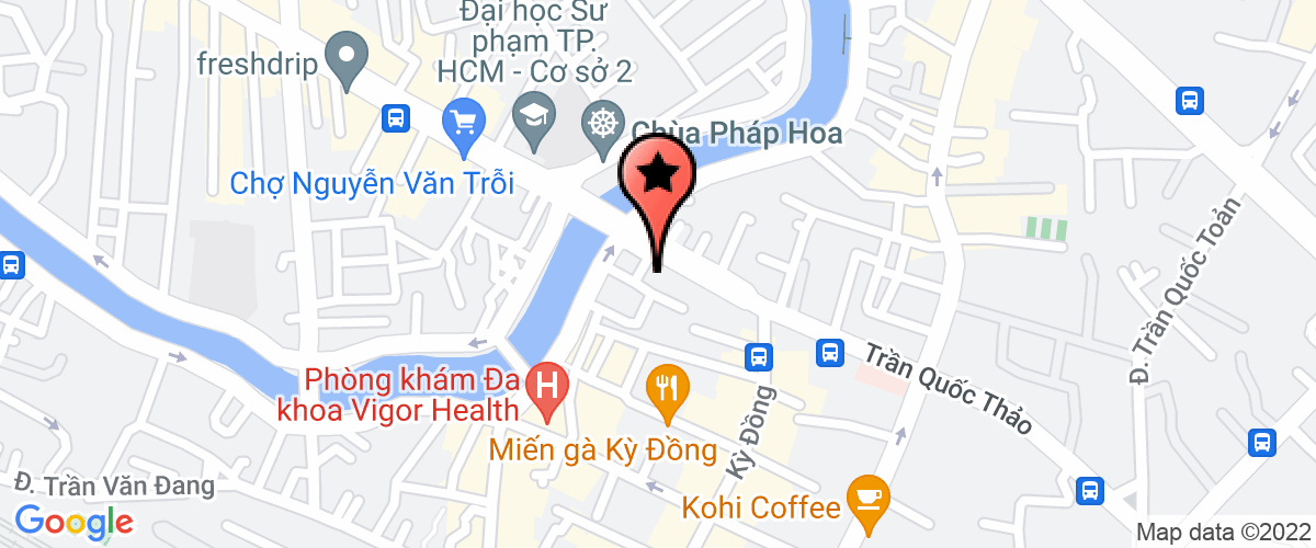 Map to Nguyen Duy Vocational Training and Service Trading Company Limited