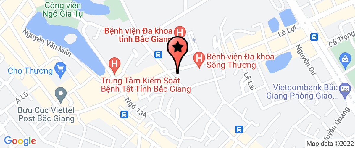 Bản đồ đến địa chỉ Công Ty dược tỉnh Bắc Giang
