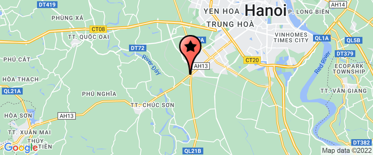 Map to Minh Khang Ha Dong Company Limited