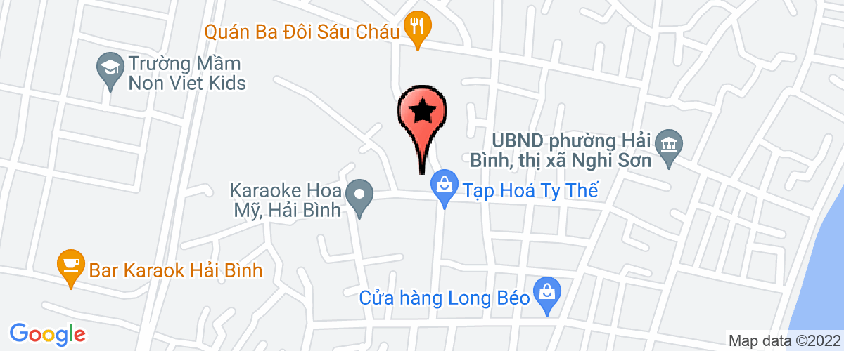 Map to Nghi Sơn Bentonite Joint Stock Company