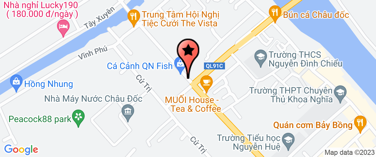 Bản đồ đến địa chỉ Hội Chữ Thập Đỏ Thị xã Châu Đốc