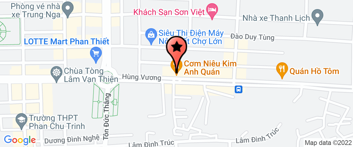 Bản đồ đến địa chỉ Công Ty TNHH Cơm Niêu Kim Anh Quán