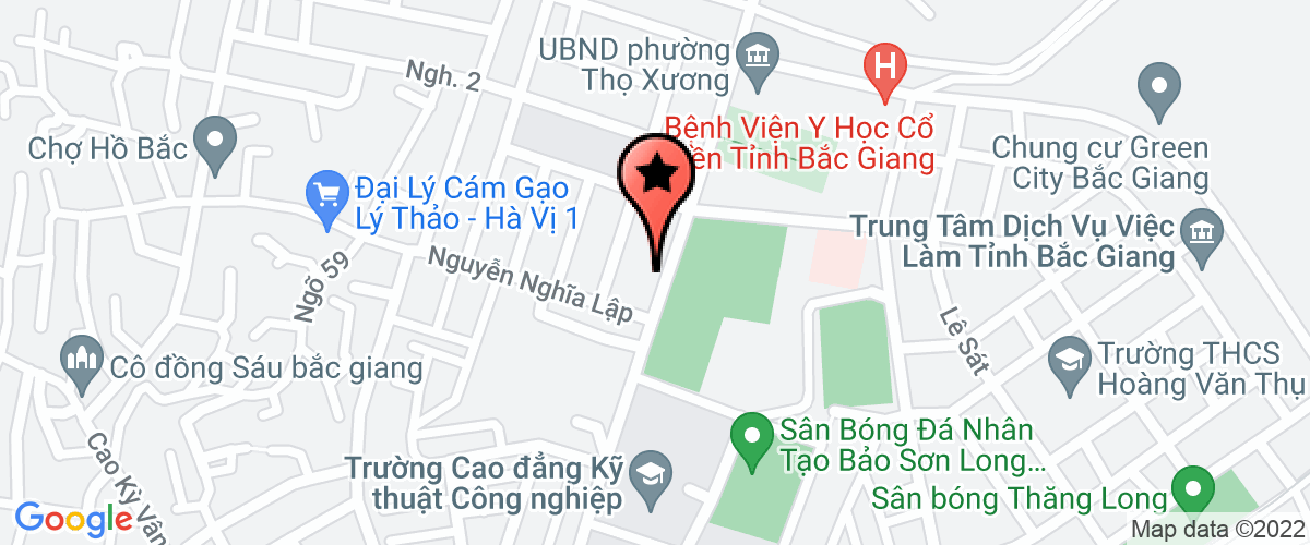 Map to Phu Giang Company Limited