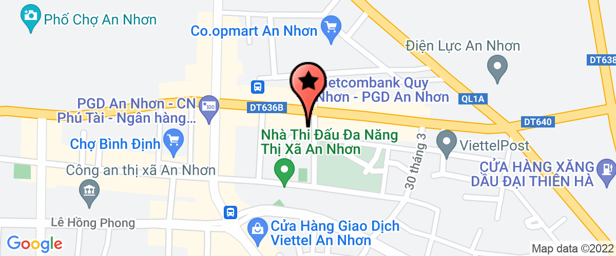 Bản đồ đến địa chỉ Công Ty TNHH Lucky Land - An Nhơn