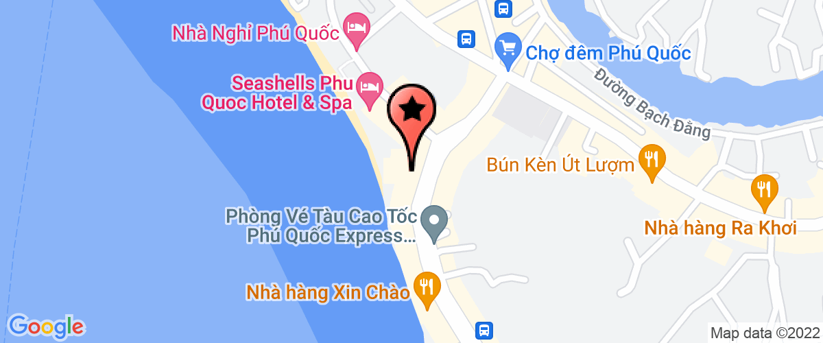 Map to Phu Quoc Mountain Sea Service Travel Limited Company Member