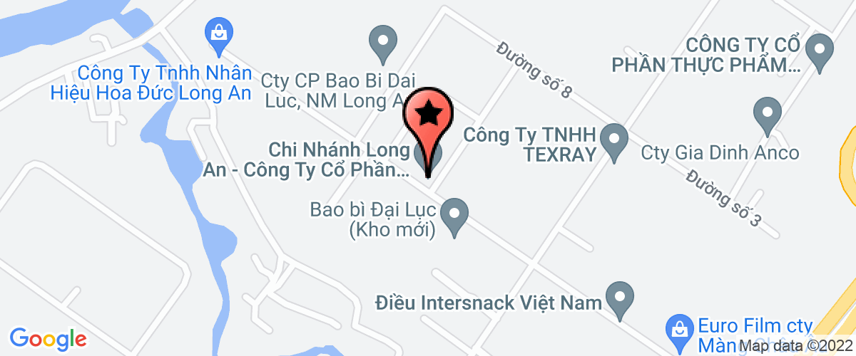 Bản đồ đến địa chỉ Công Ty TNHH Sản Xuất Và Xuất Nhập Khẩu Bao Bì Đại Lục Miền Tây