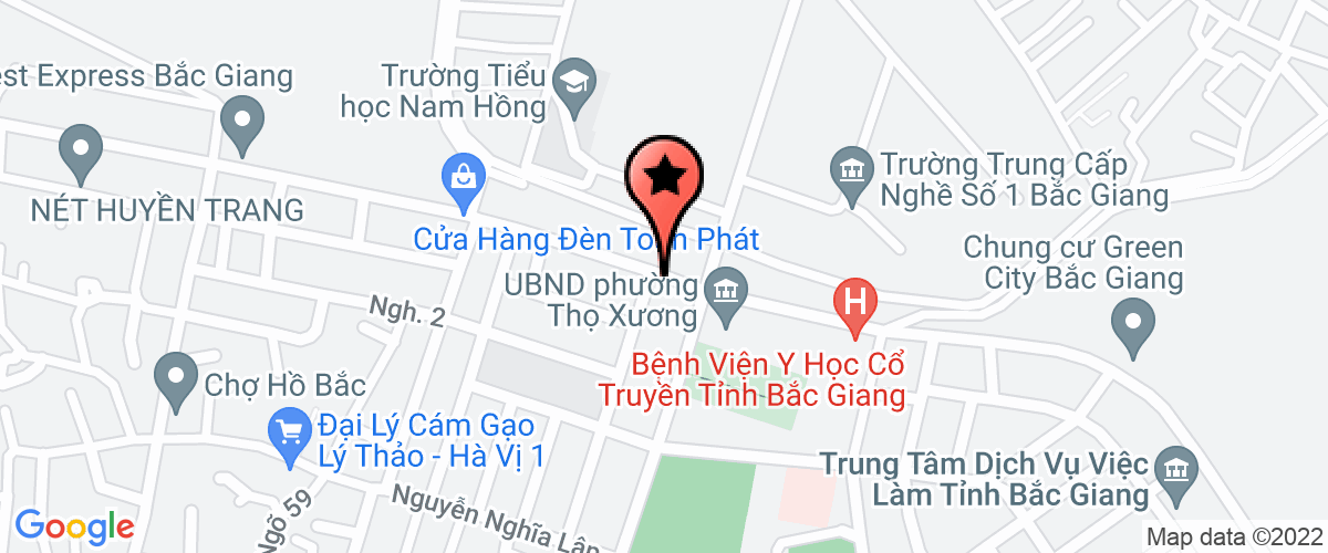 Bản đồ đến địa chỉ Chi cục Thuế thành phố Bắc Giang