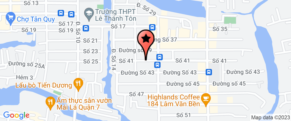 Bản đồ đến địa chỉ Công Ty TNHH Thương Mại Nam Hoàng Thinh