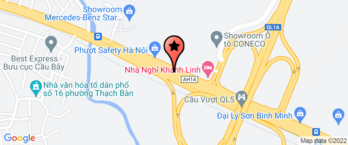Bản đồ đến địa chỉ Công Ty TNHH Đầu Tư Sản Xuất Và Thương Mại Âu Việt