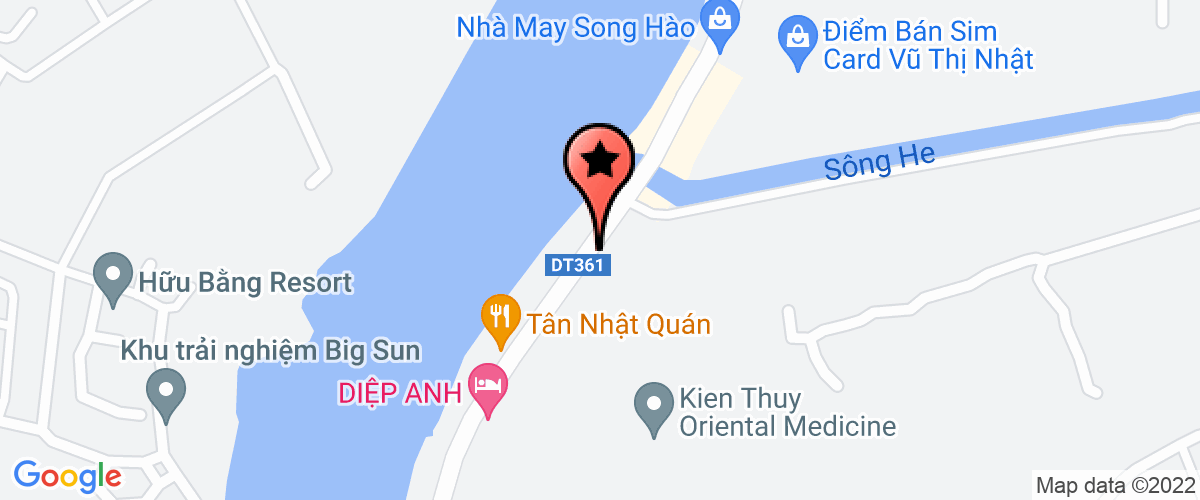 Map to Trong Diem Furniture Company Limited