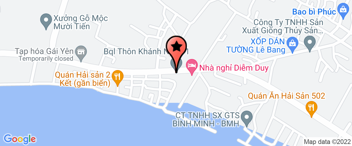 Bản đồ đến địa chỉ Công Ty TNHH Sản Xuất Giống Thủy Sản Hoàng Anh Phan Rang