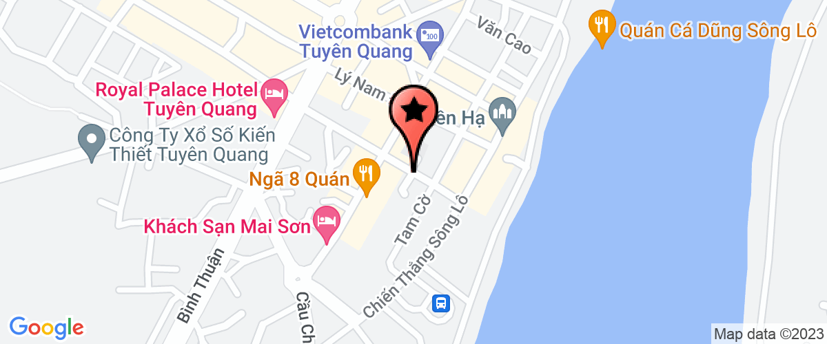 Map to An Binh General Service & Trading Joint Stock Company