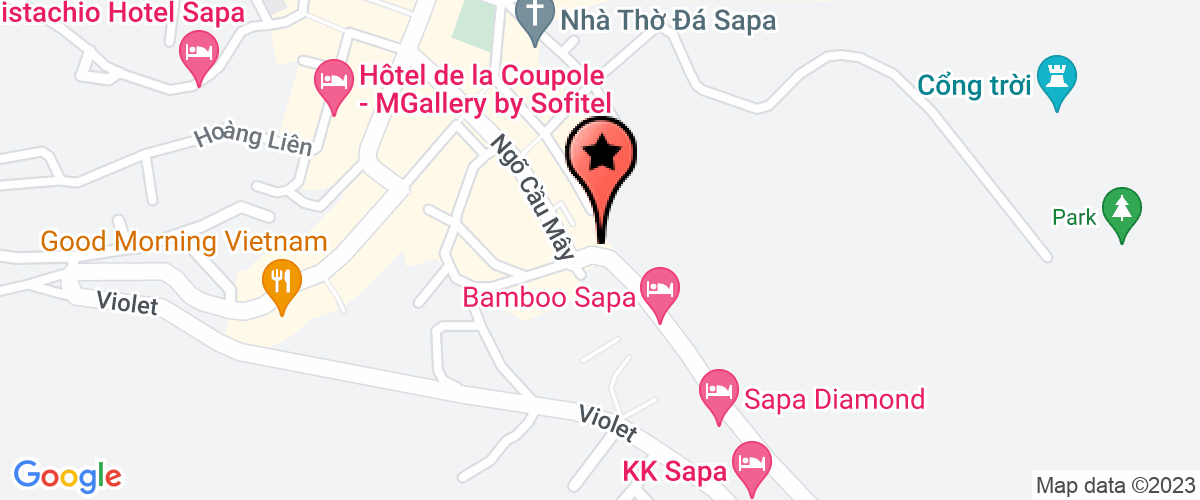 Map to Sapa Vision Tourism One Member Limitted Company