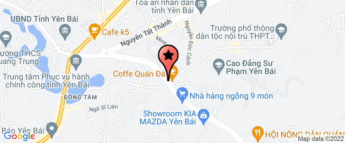 Bản đồ đến địa chỉ Công ty trách nhiệm hữu hạn du lịch - thương mại Hồng Nhung