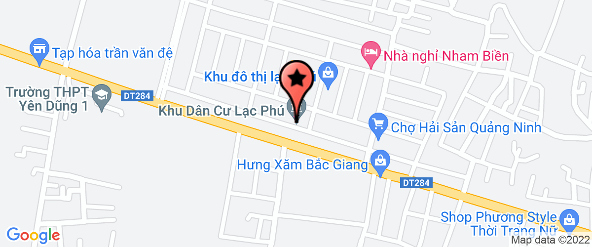 Map to Tuan Quynh Bac Giang Real Estate Investment Joint Stock Company