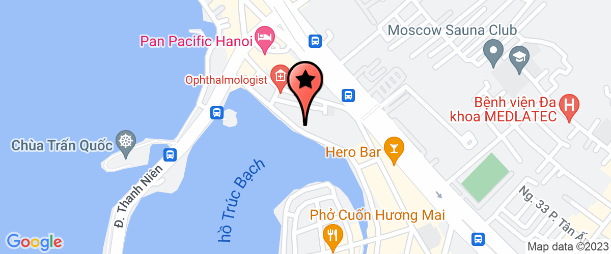 Map to Up Vietnam Trading and Service Company Limited