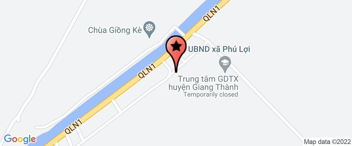 Bản đồ đến địa chỉ Trung Tâm Y Tế Huyện Giang Thành