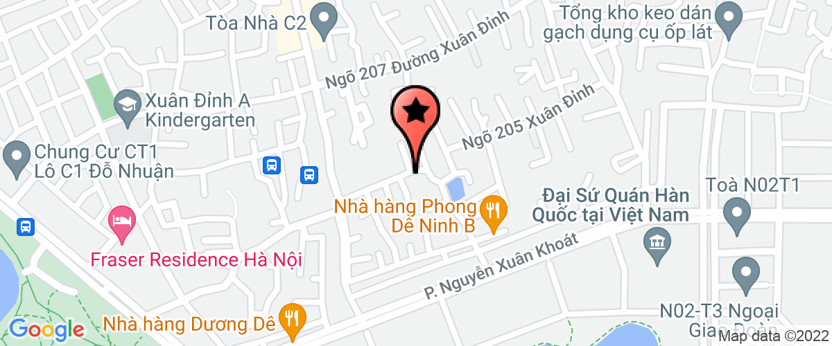 Map to Ngocanh Diamond Joint Stock Company
