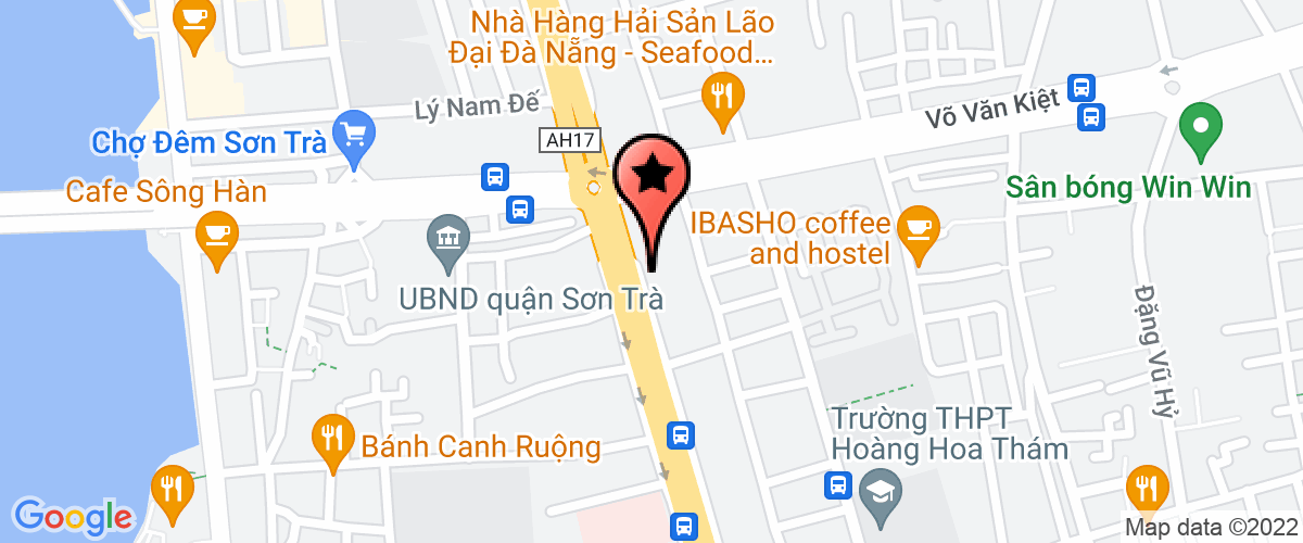 Map to Danang Vision Real Estate Consultant and Brokerage One Member Limited Liability Company